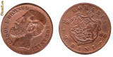 * Moneda 2 bani 1880, Bronz