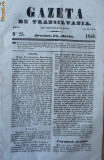 Gazeta de Transilvania , nr. 25 , 1846