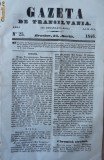Cumpara ieftin Gazeta de Transilvania , nr. 25 , 1846