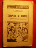 ION AGARBICEANU - CHIPURI SI ICOANE -PRIMA ED.1929 ,coperta semnata Murnu