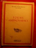 T.DEMETRESCU (Tradem) - POEME ANTIMONARHICE-1938 ilustr. G.Comanescu ,104pag