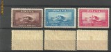 Romania 1928 - C. RAIU, POSTA AERIANA filigran ORIZONTAL, cu sarniera, DB14/N13, Transporturi, Nestampilat