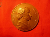 MEDALIE - AMEDEO AVOGADRO - 1911 ,bronz ,d= 5,2cm.