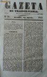 Cumpara ieftin Gazeta de Transilvania , Brasov , nr. 23 , 22 martie , 1843, Alta editura