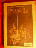 MIHAIL SADOVEANU- CANTECUL AMINTIRII - ed. 1921