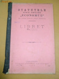 Statutele-Bancei Populare ,,Economul&amp;quot; -Targoviste-1906