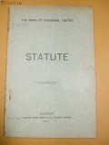 The Bank of Roumania, Limited Bucuresti 1907