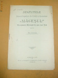 Statutele Bancei ,,Macesul&amp;amp;quot; Targu Jiu 1904