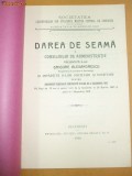 Dare de seama Soc. atelierului militar de confectii 1910