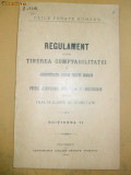 Regulament CFR pentru justificarea veniturilor 1904