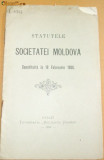 Statut- SOCIETATEI MOLDOVA- Galati-1906