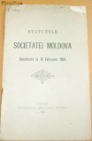 Statut- SOCIETATEI MOLDOVA- Galati-1906