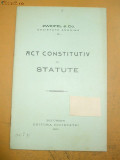 Statut Soc. Anonima ,,ZWEIFEL &amp;amp; CO&amp;quot; Buc. 1911
