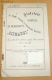 Statut- Soc. Incalataminte -CISMARUL-din Galati-1889