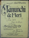Cumpara ieftin Manunchi de flori, partitura semnata olograf de B. Bozin, autor