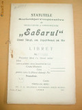 Statut Soc. ,,SABARUL&amp;quot; Tg Jiu 1907