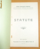 Statut Uniunea com. de macelarie Buc. 1908