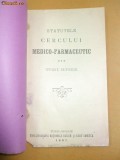 Statut Cerc medico-farmaceutic T. Severin 1907