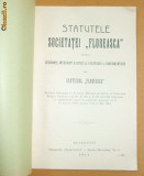 Statut Soc. Imprumut ,,FLOREASCA&amp;quot; Bucuresti 1912