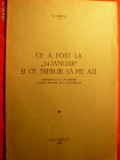 N.IORGA - Ce a fost la 24 Ianuar si ce trebuie sa fie azi - 1940