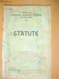 Statut Corporatie curelari, selari, fiscari Buc. 1905