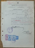 Cumpara ieftin Certificat individual pentru scutire de taxe , fiu de invalid de razboi , 1933