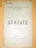 Statut Soc. comerciantilor brutari Buc. 1905