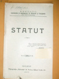 Statut Sindicat calcatorie si curatatorie Buc. 1906