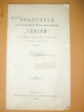 Statut Soc. economice ,,TRAIAN&amp;quot; Tg Jiu 1902