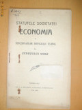Statut Soc. ,,ECONOMIA&amp;quot; Tg Jiu 1910
