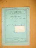 Statut Soc. filantropica ,,SF. DUMITRU&amp;quot; Buc. 1908