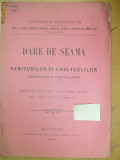 Dare de seama ,, CORPORATIA CROITORI &amp;quot; Buc. 1906