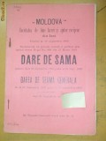 Dare de seama Soc. MOLDOVA Iasi 1908