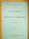 Dare de seama Soc. ,,AJ. ELEVILOR SARACI&amp;quot; Buc. 1902
