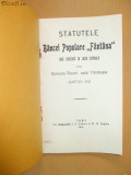 Statutele Bancei ,,FANTANA&amp;quot; Iasi 1914