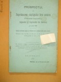 Prospect Soc. zugravilor si vopsitorilor Buc. 1901