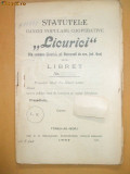 Statutele Bancei ,,LICURICI&amp;quot; Tg Jiu 1907