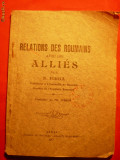 N.IORGA &#039;&#039;Relation des Roumains avec les Allies &#039;&#039; 1917