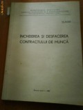 1643 Min.Justitiei Incheierea si desfacerea contrac. de munca