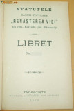 Statut Banca,,RENASTEREA VIEI&amp;quot; Targoviste 1909