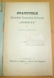 Statut Soc. Ec. ,,POTOCUL&amp;quot; Targoviste 1902