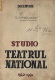 Studio Teatrul National , stagiunea 1942 - 1943, Alta editura