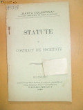 Statut Banca ,,COLENTINA&amp;quot; Bucuresti 1899