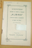 Statutele-Soc. de Cultura ALBINA-Elevi Scolii Nucet-Dambovita