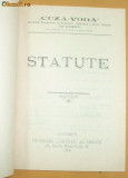 Statutul-CUZA VODA-soc. de imprumut-1909