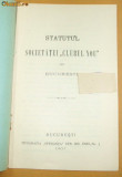 Statut- Soc. &amp;quot; CLUBUL NOU &amp;quot;-Bucuresti-1907