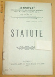 Statutul- RAHOVA-imprumut si ajutor-Bucuresti-1910