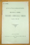 Statutele-Tinerimea Comerciala Romana-1906