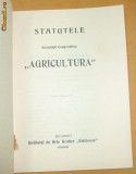 Statut Soc. ,,AGRICULTURA&amp;quot; Buc. 1909
