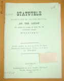 Statut Soc. ajutor ,,A.T. LAURIAN&amp;quot; Buc. 1908